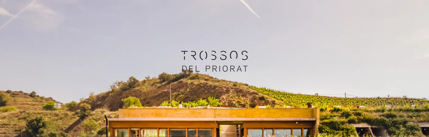 Vingård og vinmarker hos vinhuset Trossos del Priorat i Priorat, Spanien